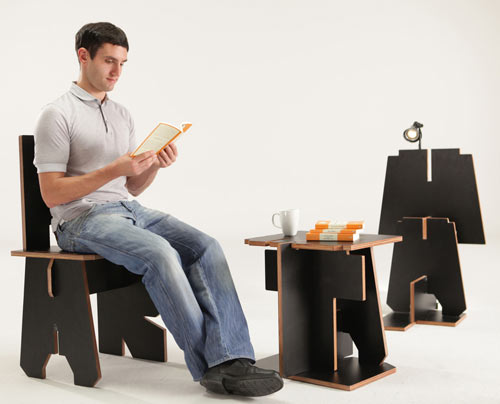 Alphabet Furniture by DDB Group