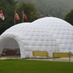 Inflatable Igloo for the Sad State of the Climate