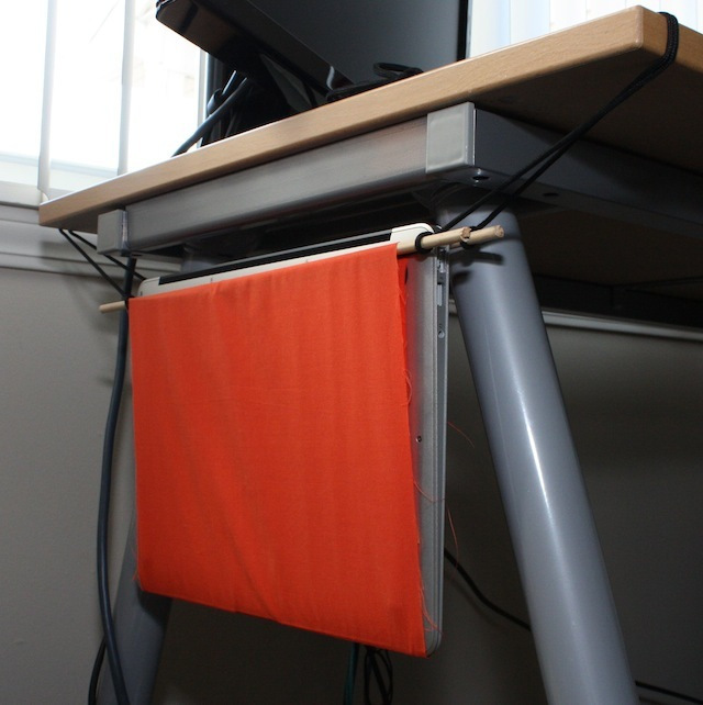 DIY: Make your own laptop hammock, for a dollar