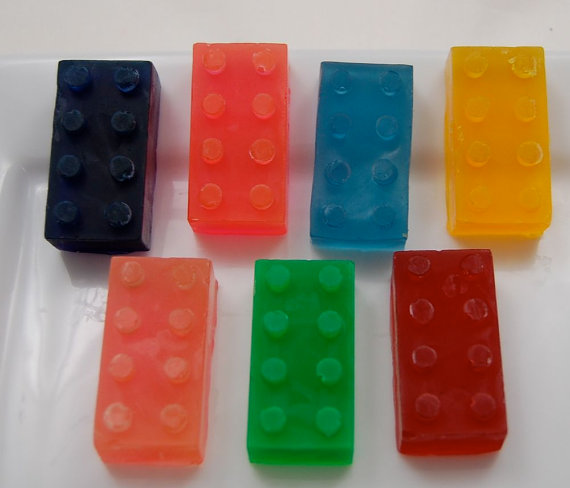 Lego Glycerin Soap Party Favors