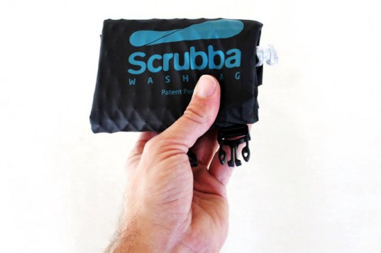 The Scrubba, washbag, washing machine, off-grid, water conservation, travel gadgets