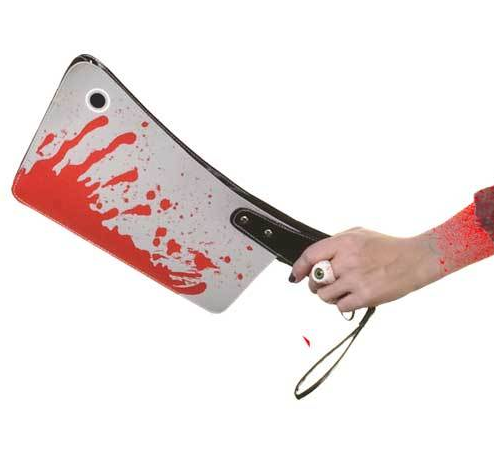 bloody cleaver purse