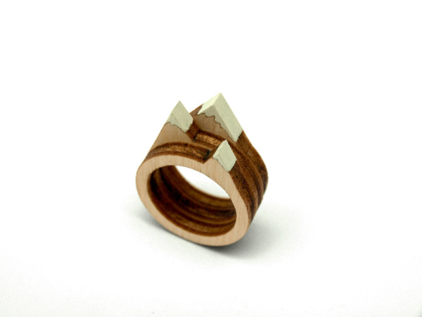 A Tiny Landscape on Your Finger: Birch Rings by Clive Roddy in style fashion  Category